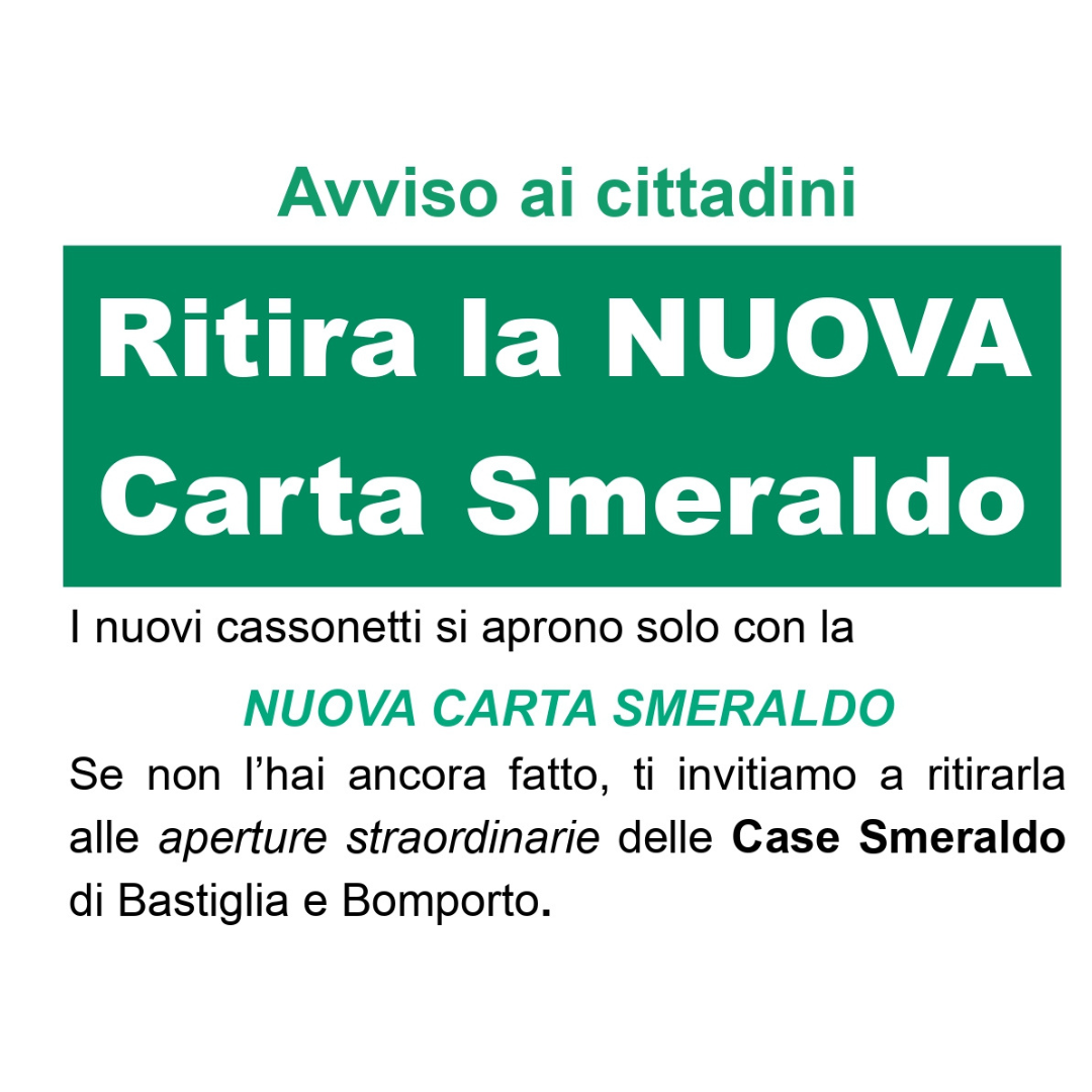 Prorogata l apertura delle Case Smeraldo